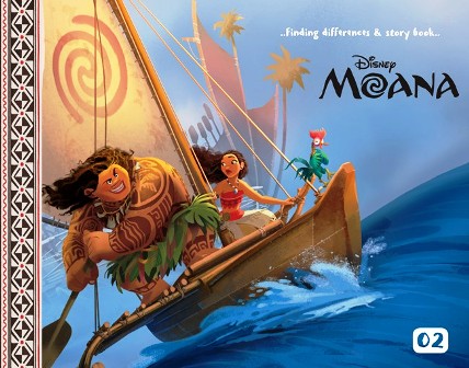 Finding Differences & Story Book Moana 02
