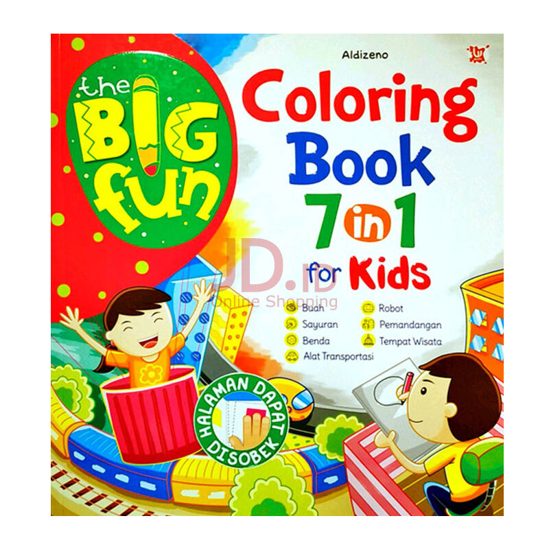 The Big Fun Coloring Book 7 in 1 for Kids