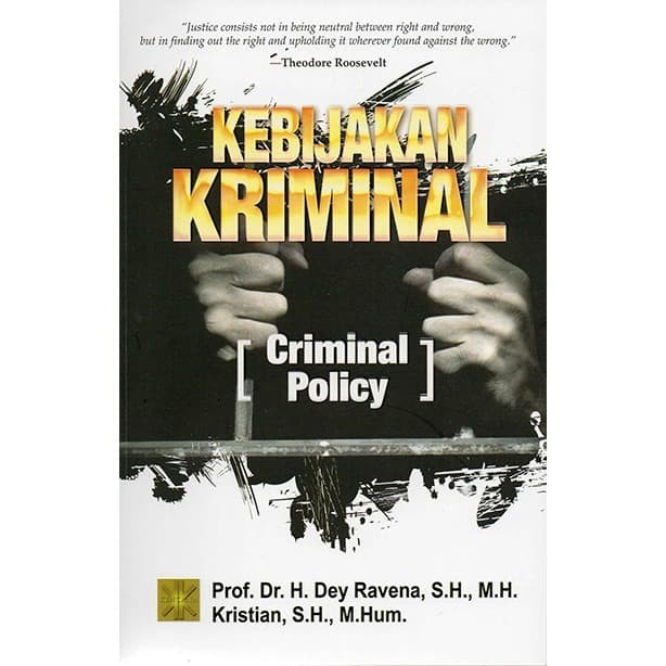 Kebijakan Kriminal (Criminal Policy)
