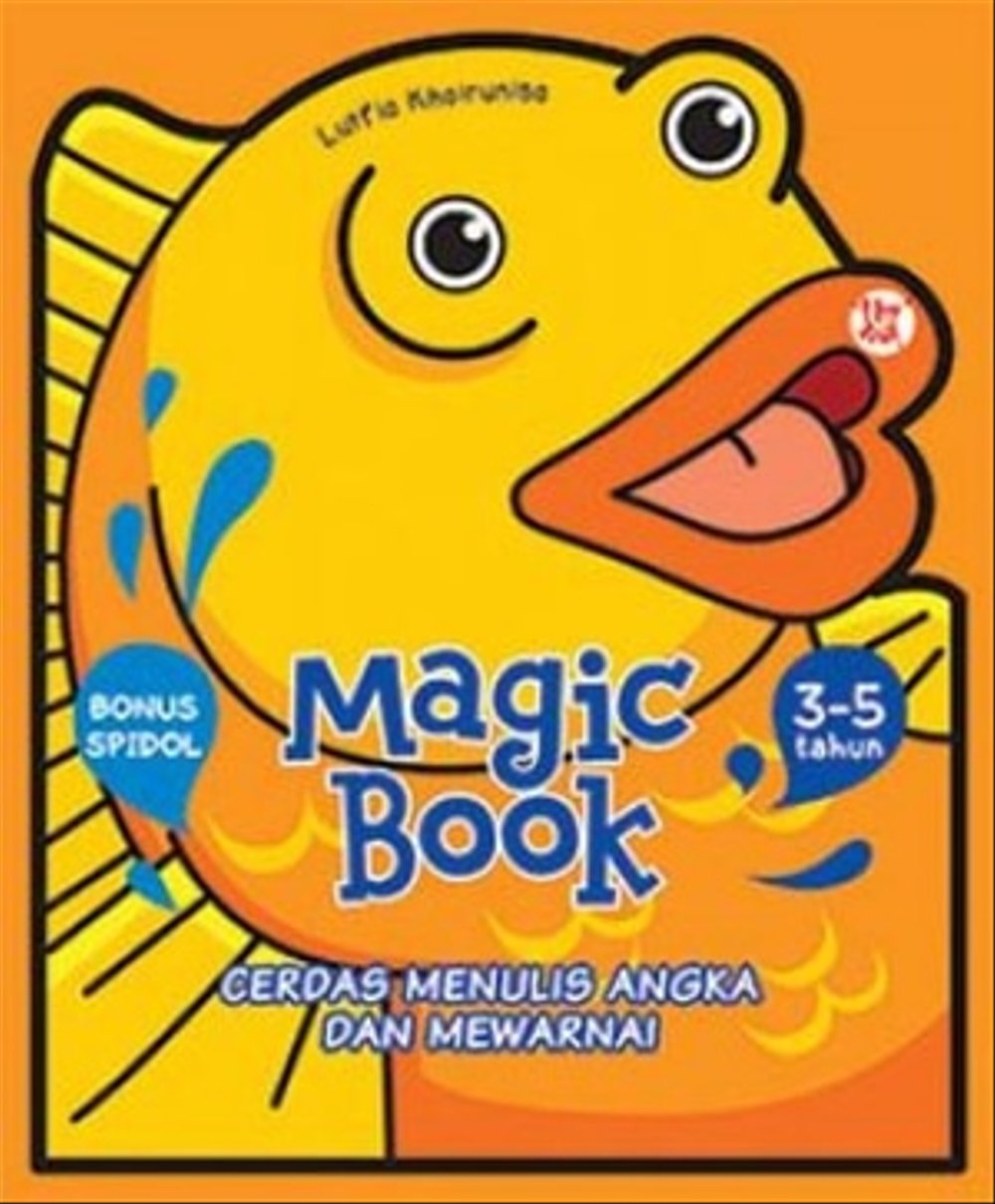 Magic Book : Cerdas Menulis Angka dan Mewarnai