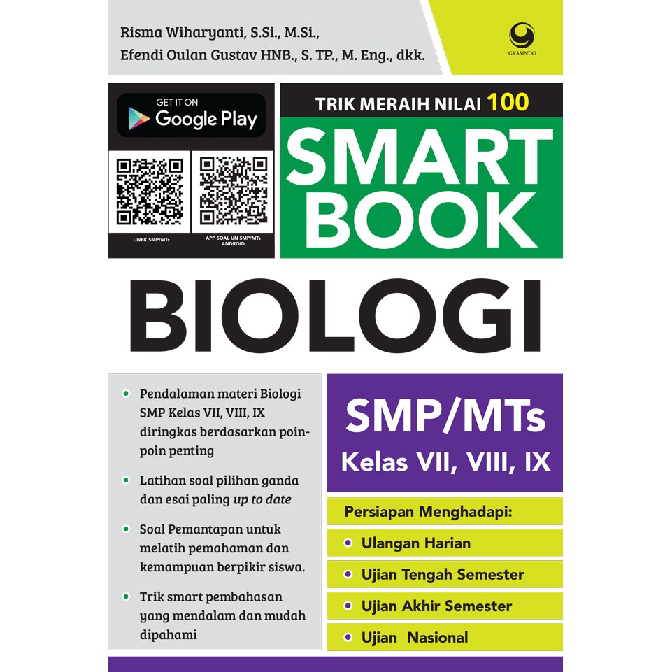 Smart Book Biologi SMP Kelas VII, VIII, IX