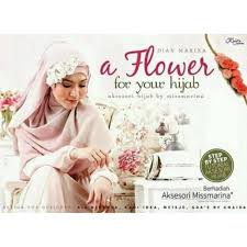 A Flower For Your Hijab :  Aksesori Hijab by Miss Marina