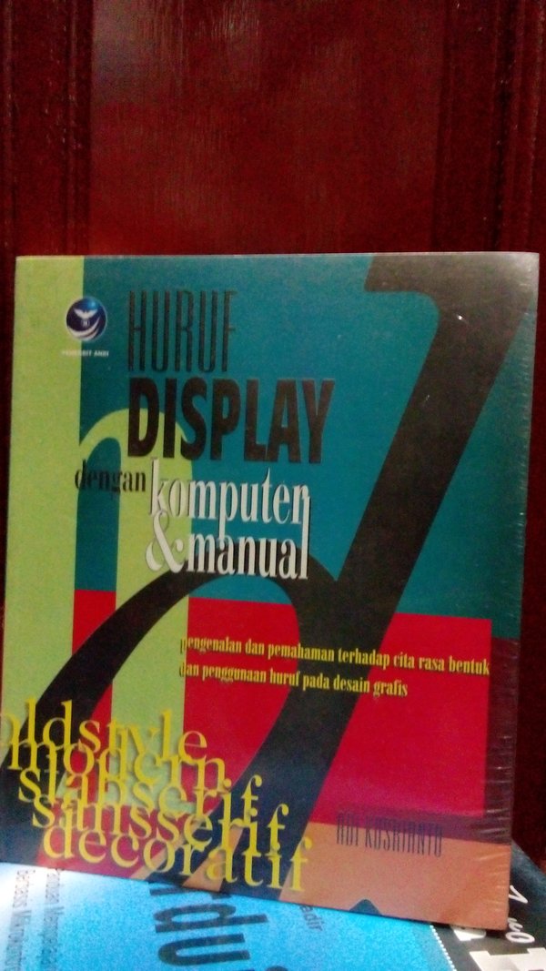 Huruf display dengan komputer & manual
