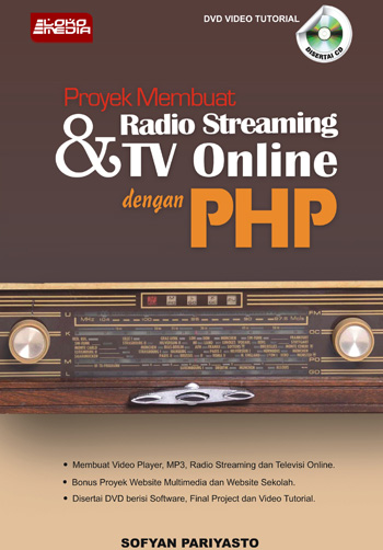 Proyek membuat radio streaming & tv online dengan PHP