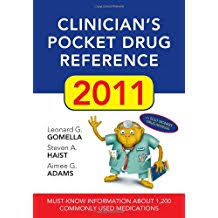 Clinician's Pocket Drug Reference 2011