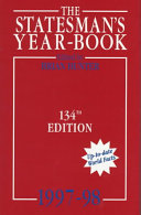 Statesman's Year-Book :  A Statistical, Political, and Economic Account of The States of The World For The Year 1997-1998
