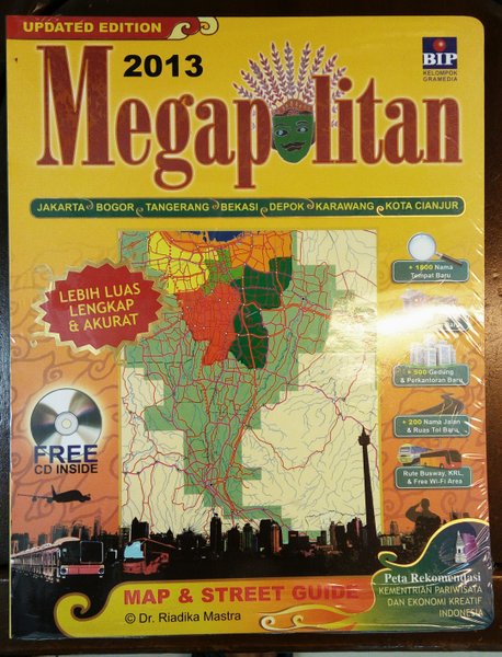 Megapolitan Map & Street Guide