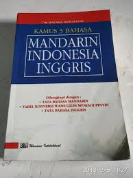 Kamus 3 bahasa :  mandarin-Indonesia-Inggris