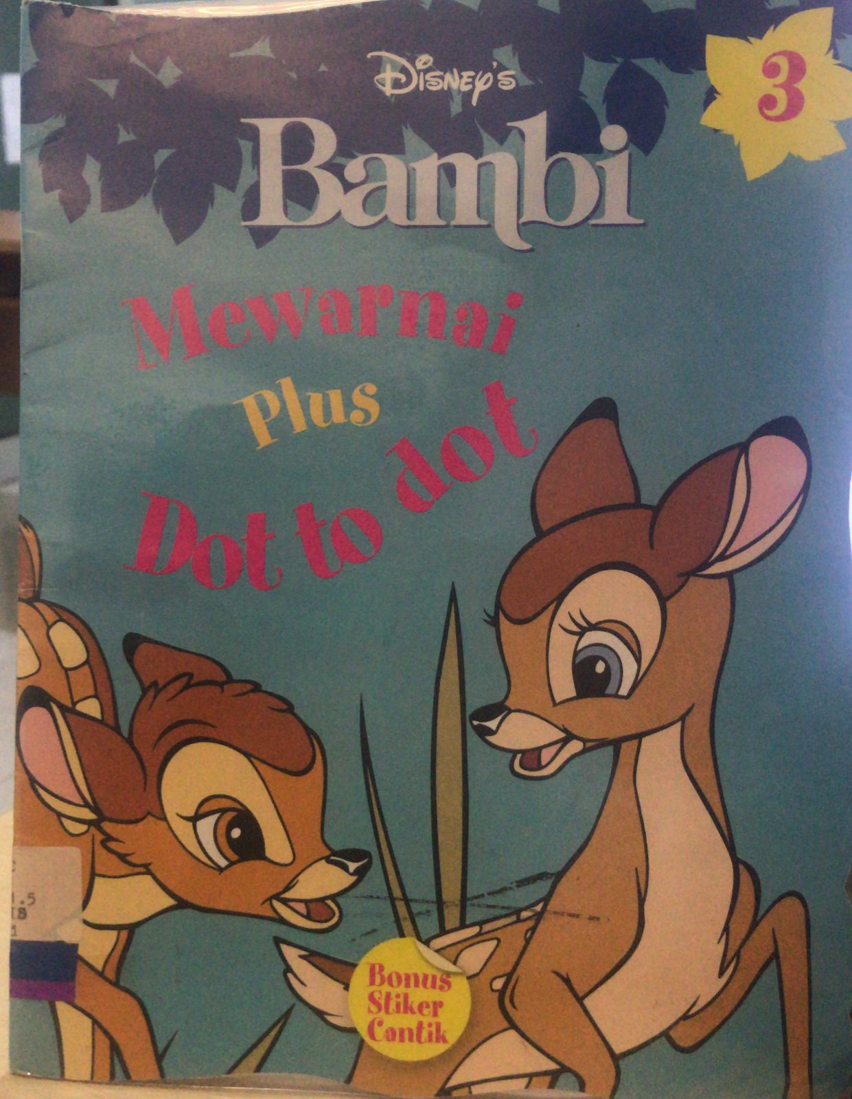 Disney's Bambi 3 :  Mewarnai plus dot to dot