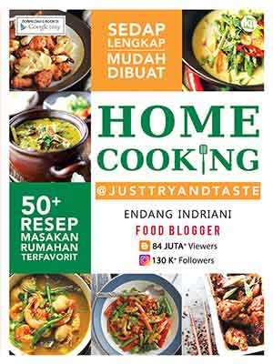 Home cooking :  50 resep masakan rumahan enak, sehat, gampang dibuat