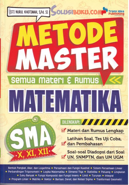 Metode master semua materi & rumus matematika