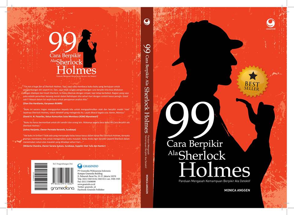 00 Cara Berpikir Ala Sherlock Holmes :  Panduan Mengasah Kemampuan Berpikir Ala Detektif