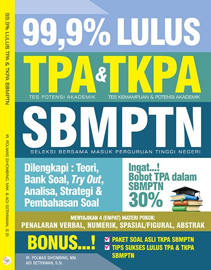99,9% Lulus TPA & TKPA SBMPTN