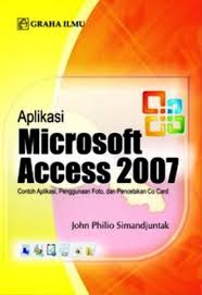 Aplikasi Microsoft Accsess 2007 :  contoh aplikasi, penggunaan foto, dan sekaligus pencetakan co-card dengan satu langkah mudah