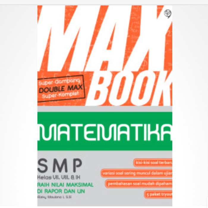 Max book matematika SMP kelas VII, VIII, & IX