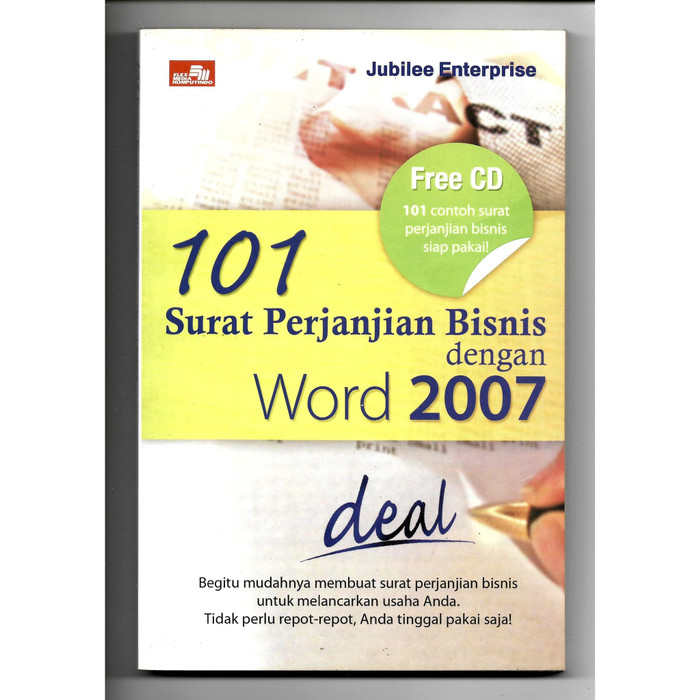 101 Surat Perjanjian Bisnis Dengan Word 2007