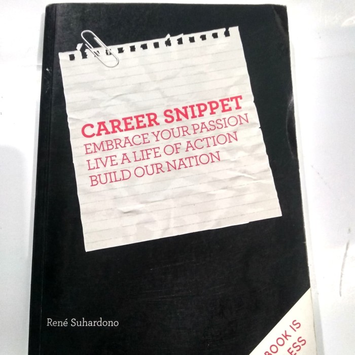 Career snippet :  embrace your passion live a life of action build our nation