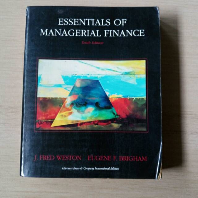 Essentials Of Managerial Finance