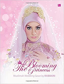 Blooming princess muslimah wedding gown by rabbani
