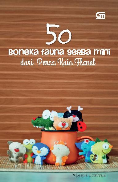 50 boneka Fauna Serba Mini dari Perca Kain Flanel