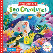First explorers : sea creatures :  push, pull, slide book