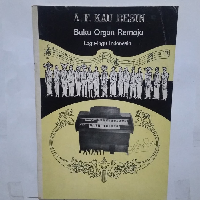 Buku organ remaja :  Lagu-lagu Indonesia