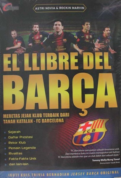 ELLLIBRE DEL BARCA :  Meretas Jejak Klub Terbaik Dari Tanah Katalan FC Barcelona
