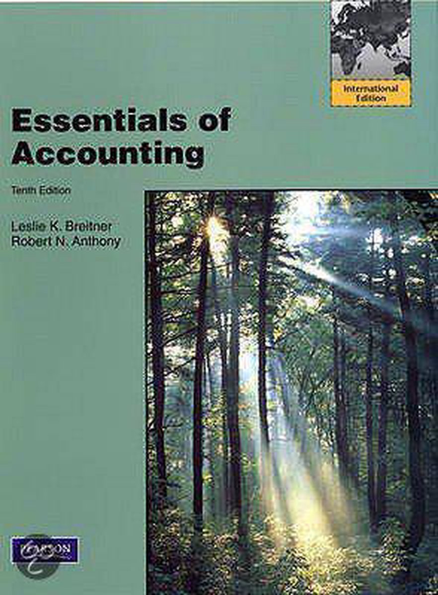 Essential of accounting Leslie K. Breitner and Robert N. Anthony