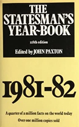 Statesman's Year-Book : Statistical and Historical Annual of the States of the World for the Year 1981-1982