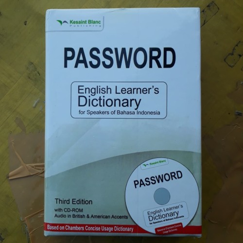 Password :  english leaner's dictionary for speaker of bahasa Indonesia