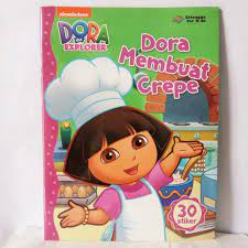 Dora membuat crepe