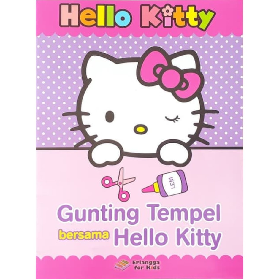 Hello kitty : gunting tempel bersama hello kitty