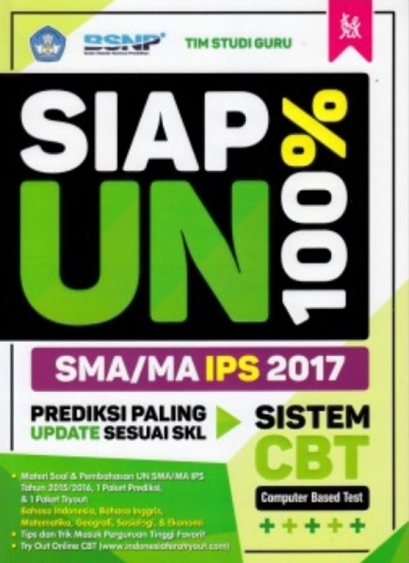 Siap UN 100% : SMA/MA IPS 2017 :  Prediksi Paling Update Sesuai SKL