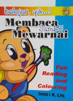 Membaca Sambil Mewarnai :  belajar, yuk...!