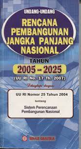 Undang-undang rencana pembangunan jangka panjang nasional tahun 2005-2006 :  UU RI No.17 Th. 2007