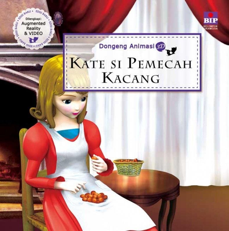 Dongeng Animasi 3D;Kate si Pemecah Kacang :  Kate si Pemecah Kacang