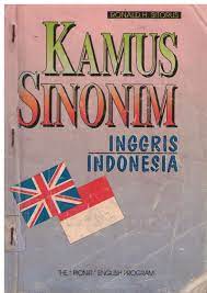 Kamus sinonim :  Inggris-Indonesia