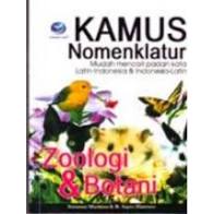 Kamus Nomenklatur Zoologi dan Botani