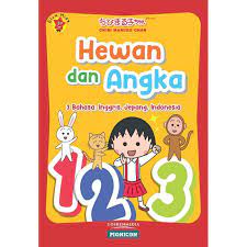 Hewan dan angka :  3 bahasa- inggris, jepang, indonesia = chibi maruko chan