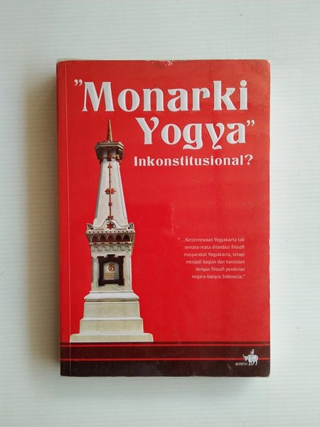 Monarki Yogya :  inkonstitusional?