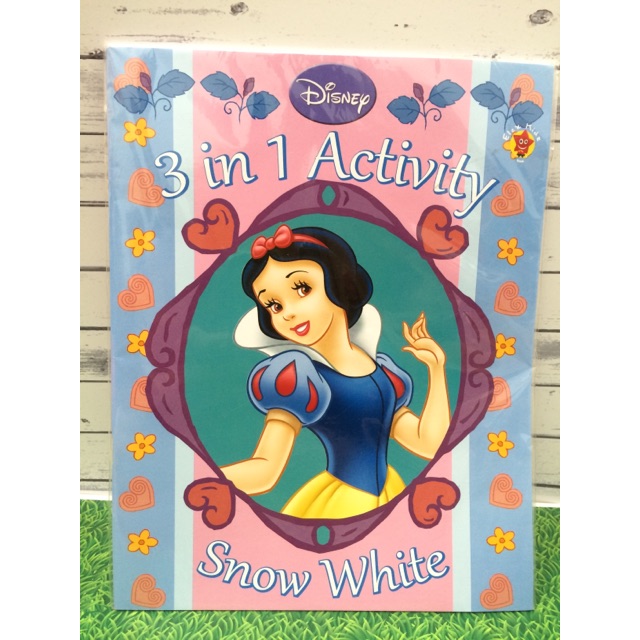 3 in 1 activity : snow white