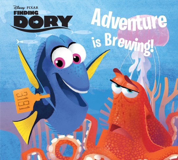 Sticker Puzzle finding Dory : adventure is brewing