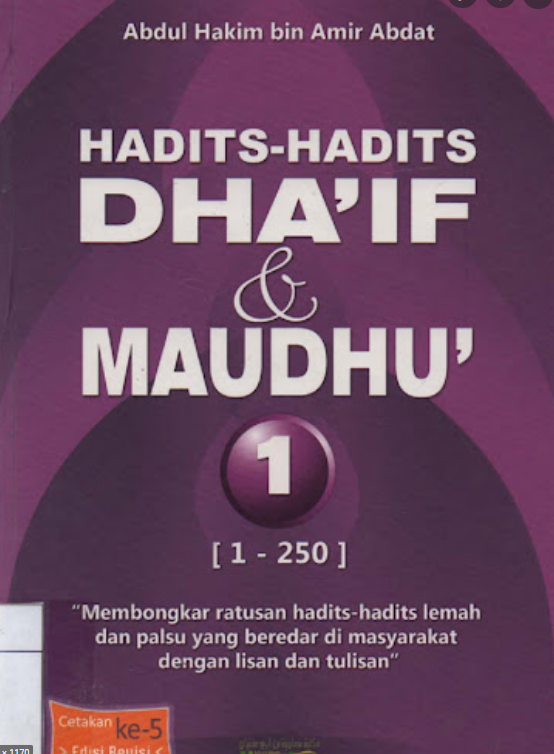 Hadits-Hadits Dha'if dan Maudhu Jilid 1