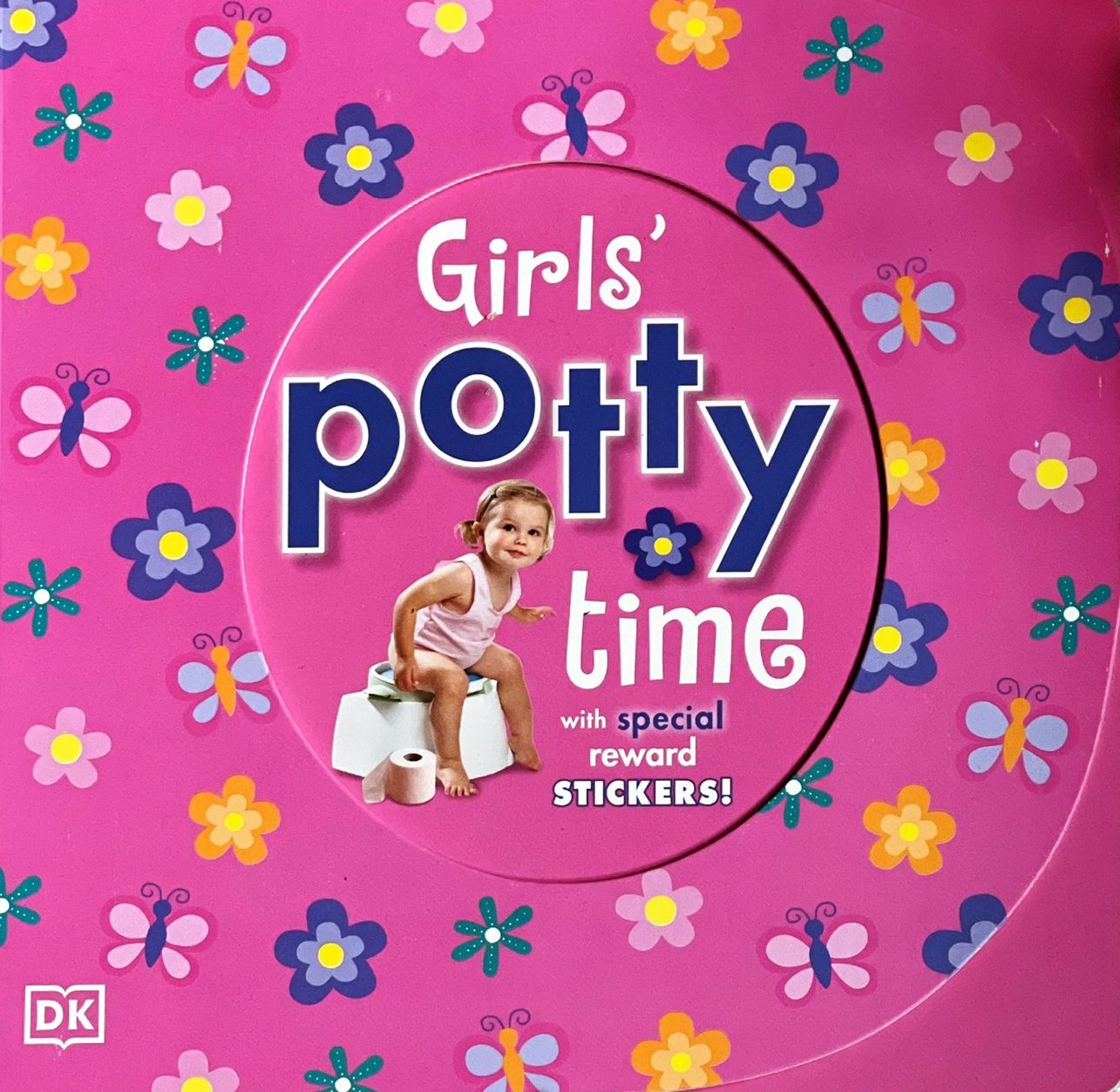Girls Potty Time With Special Reward Stickers