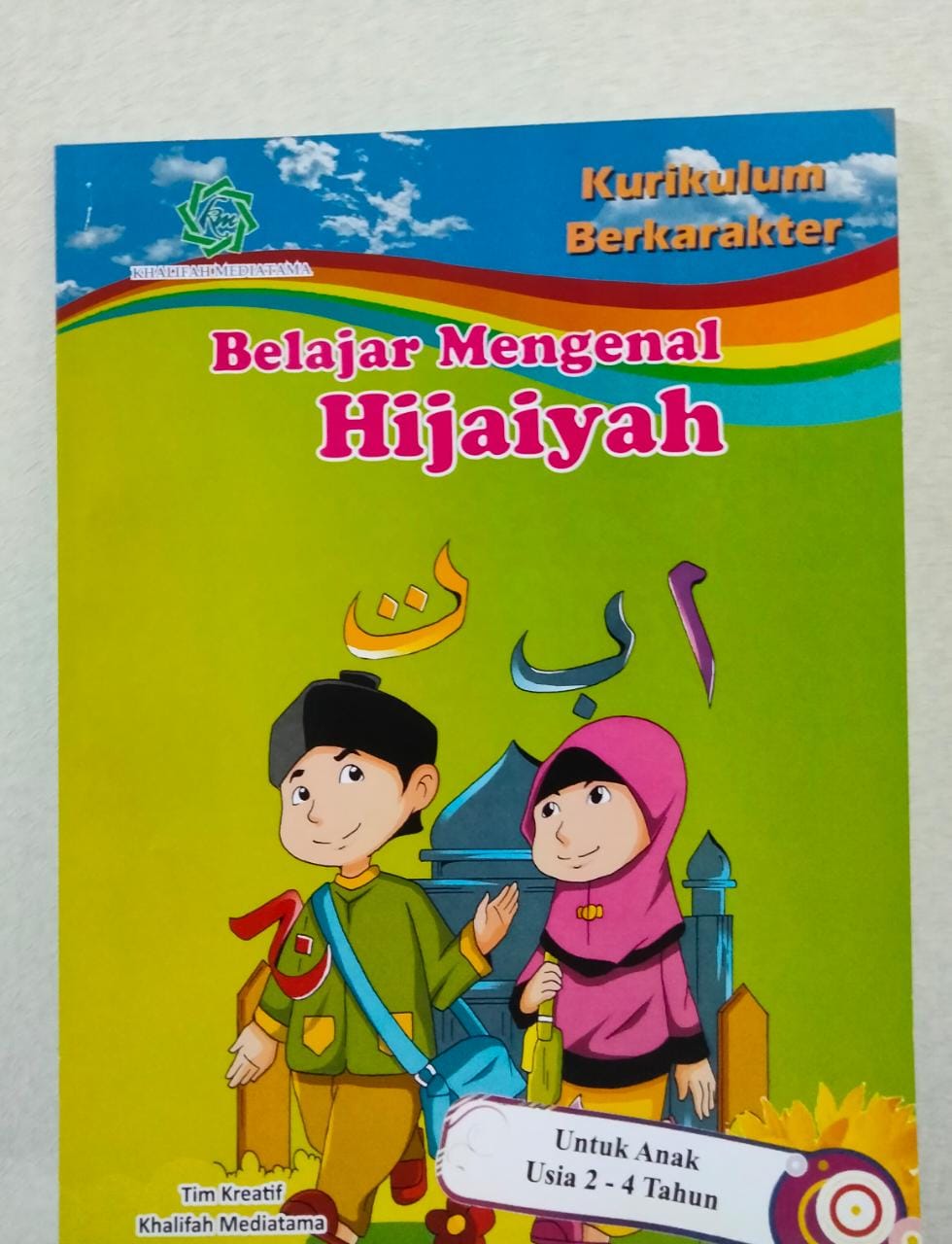 Belajar mengenal hijaiyah :  untuk anak usia 2 - 4 tahun
