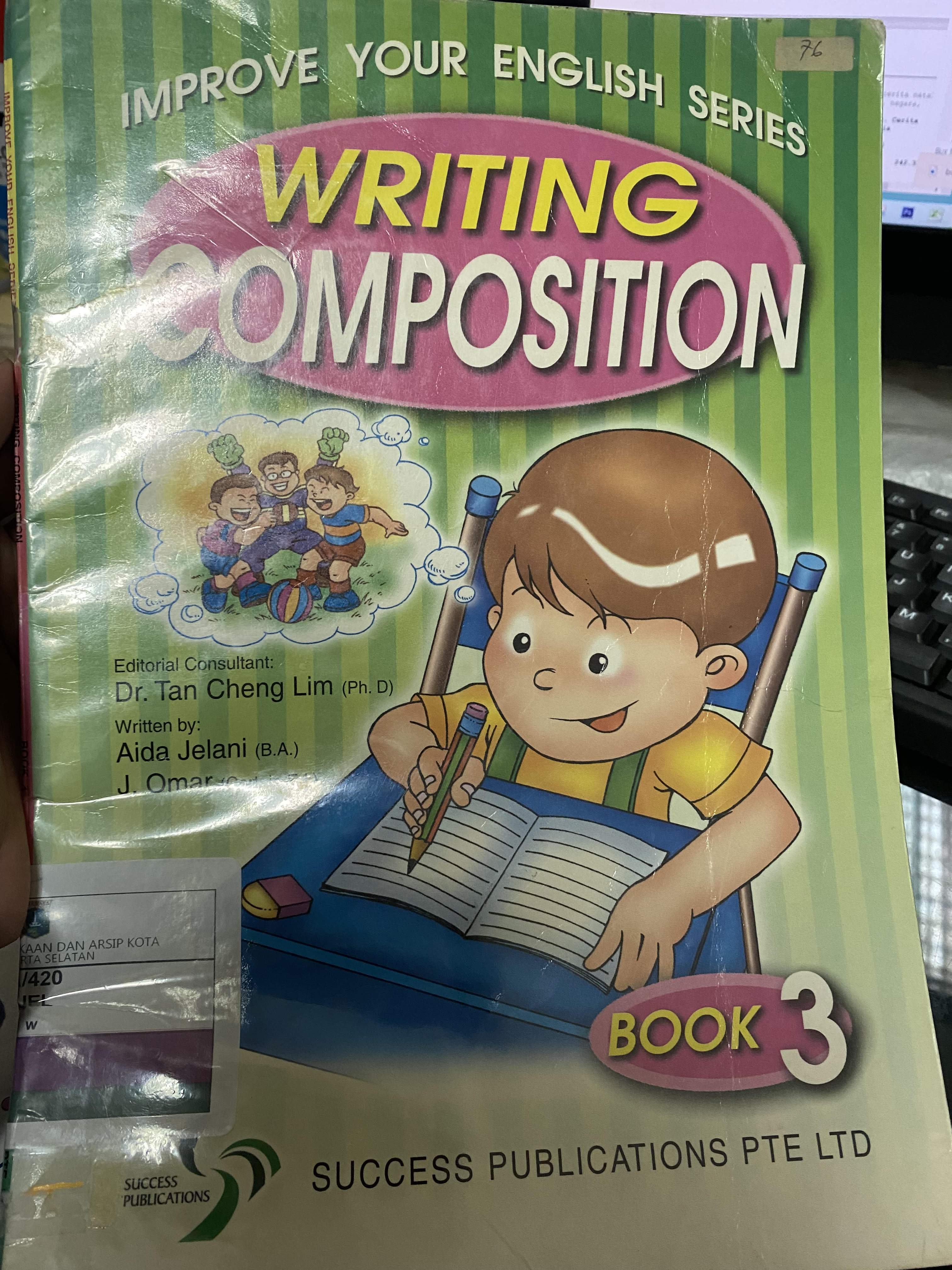 Writing composition book 3