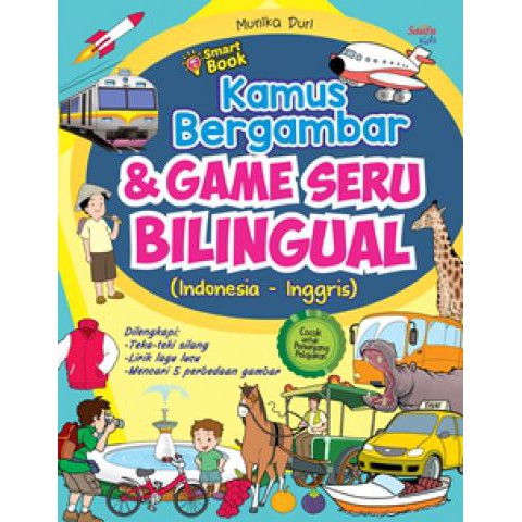 Smart book kamus bergambar & game seru bilingual