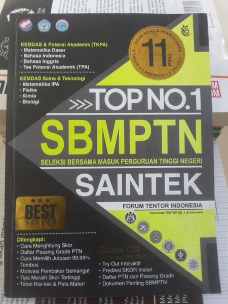 TOP NO.1 SBMPTN seleksi bersama masuk perguruan tinggi negeri SAINTEK