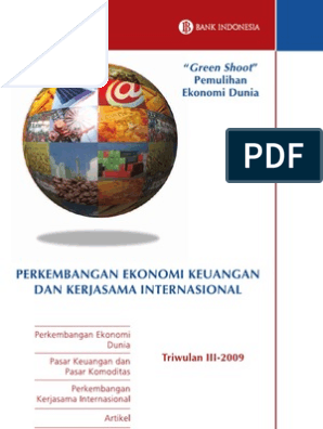 Perkembangan Ekonomi Keuangan dan Kerja Sama Internasional :  Triwulan III - 2012