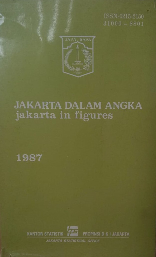 Jakarta dalam angka - jakarta in figures :  1987